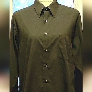 {Van Heusen}♟Dress Shirt Black, Neck 16.5 - 32/33